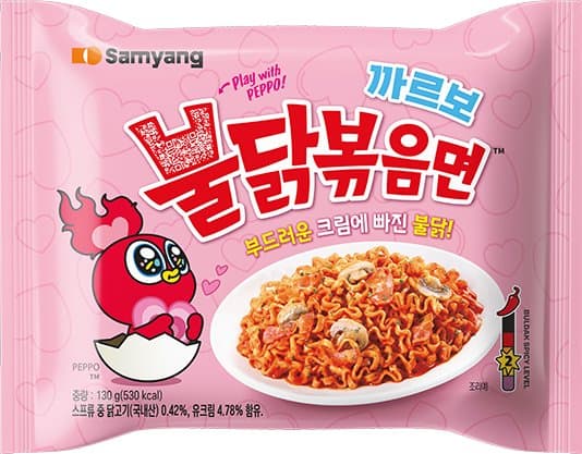 까르보불닭볶음면. 사진=삼양식품 제공