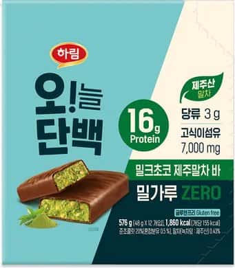 오!늘단백 밀크초코 제주말차 바