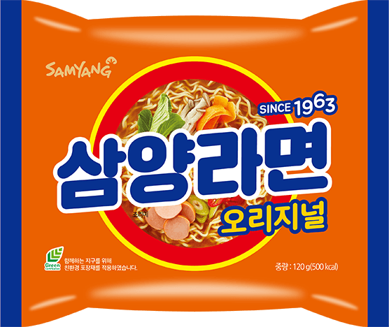 비교 기준이 된 삼양라면 본품 — 자료: 먹보고 도감(mb-c00122)