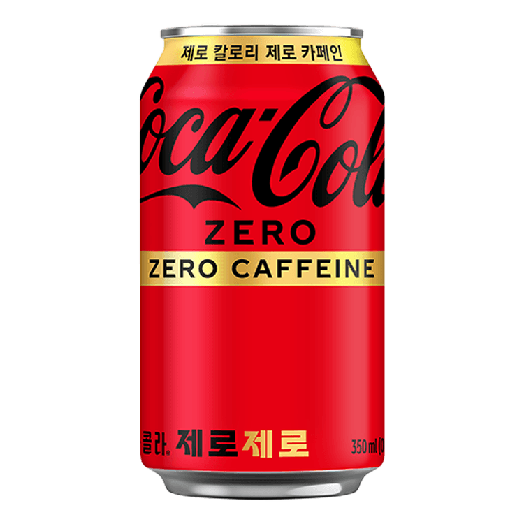 코카-콜라 제로제로. 당류에 이어 카페인까지 뺀 2023년 제품. 사진=한국 코카-콜라 제공