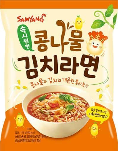콩나물 김치라면