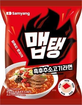 맵탱 흑후추소고기라면