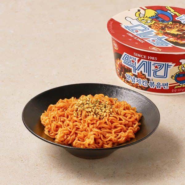 맥시칸 양념치킨 볶음면