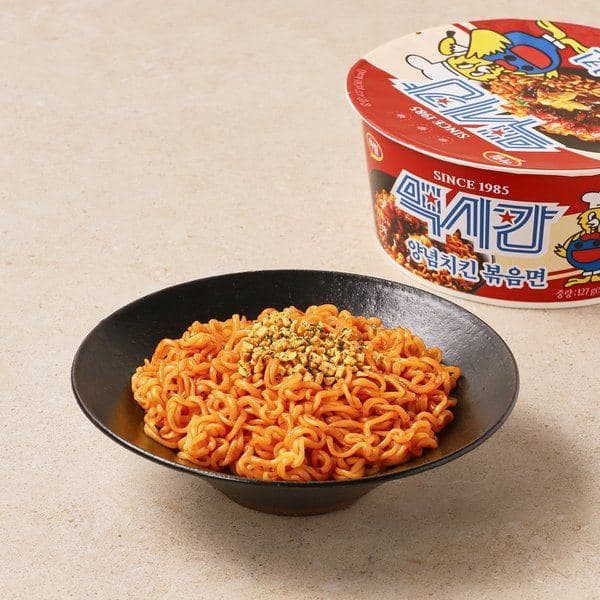 맥시칸 양념치킨 볶음면 이미지 1