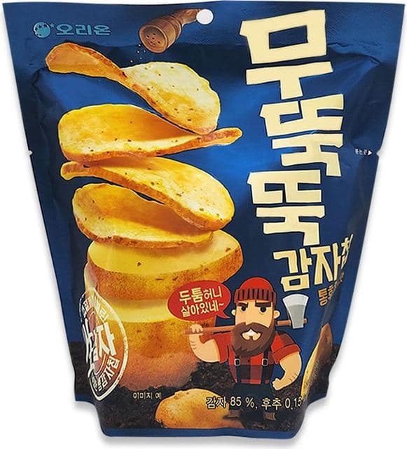 무뚝뚝 감자칩 통후추소금맛 이미지 1