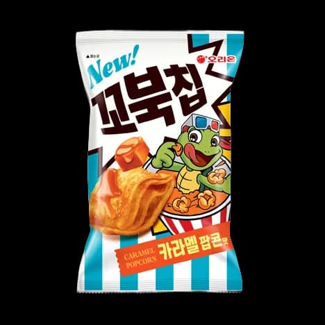 꼬북칩 카라멜팝콘맛 이미지 1