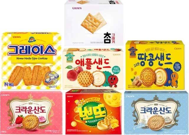 크라운산도 크림