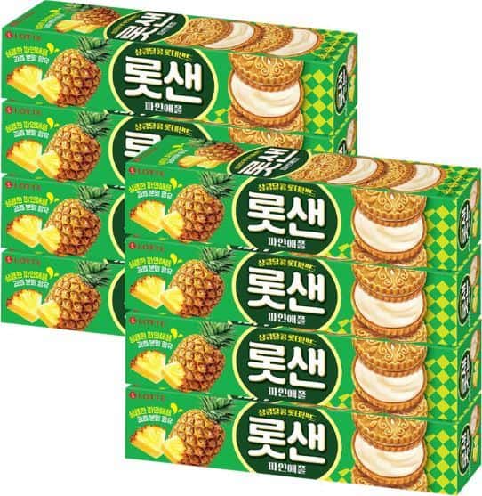 롯데샌드 파인애플