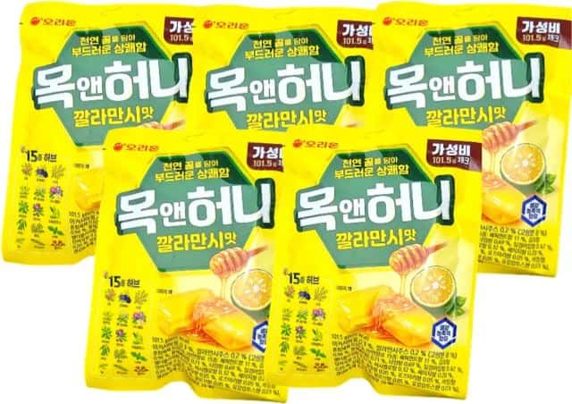 목앤허니 깔라만시맛 캔디