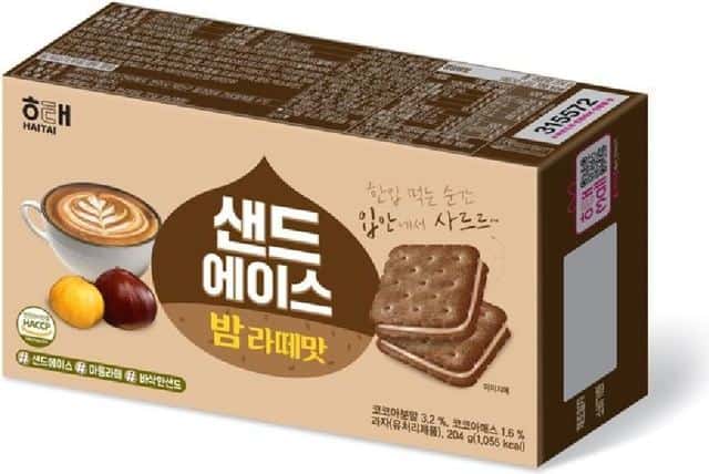 샌드에이스 밤라떼맛