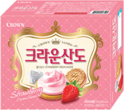 크라운산도 딸기크림치즈 이미지 1