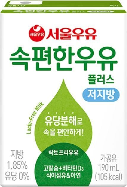 속편한 플러스 저지방우유 이미지 1