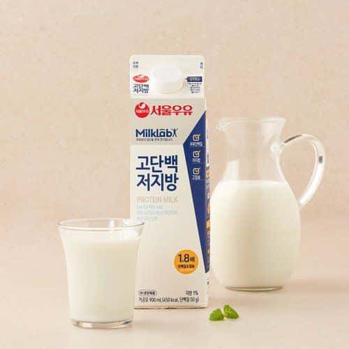 고단백 저지방우유