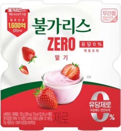 불가리스 제로 딸기