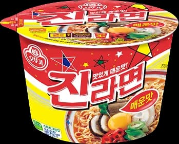 진라면 매운맛 큰컵 이미지 1