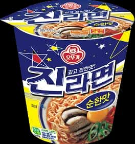 진라면 순한맛 컵