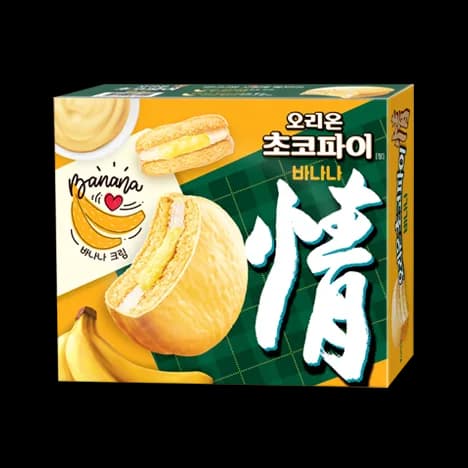 초코파이 정 바나나 이미지 1