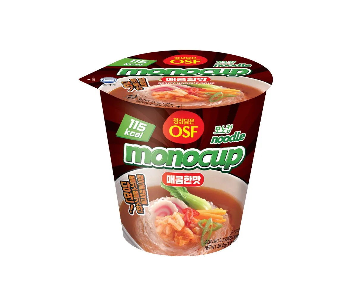 OSF 모노컵 누들 매콤한맛 이미지 1