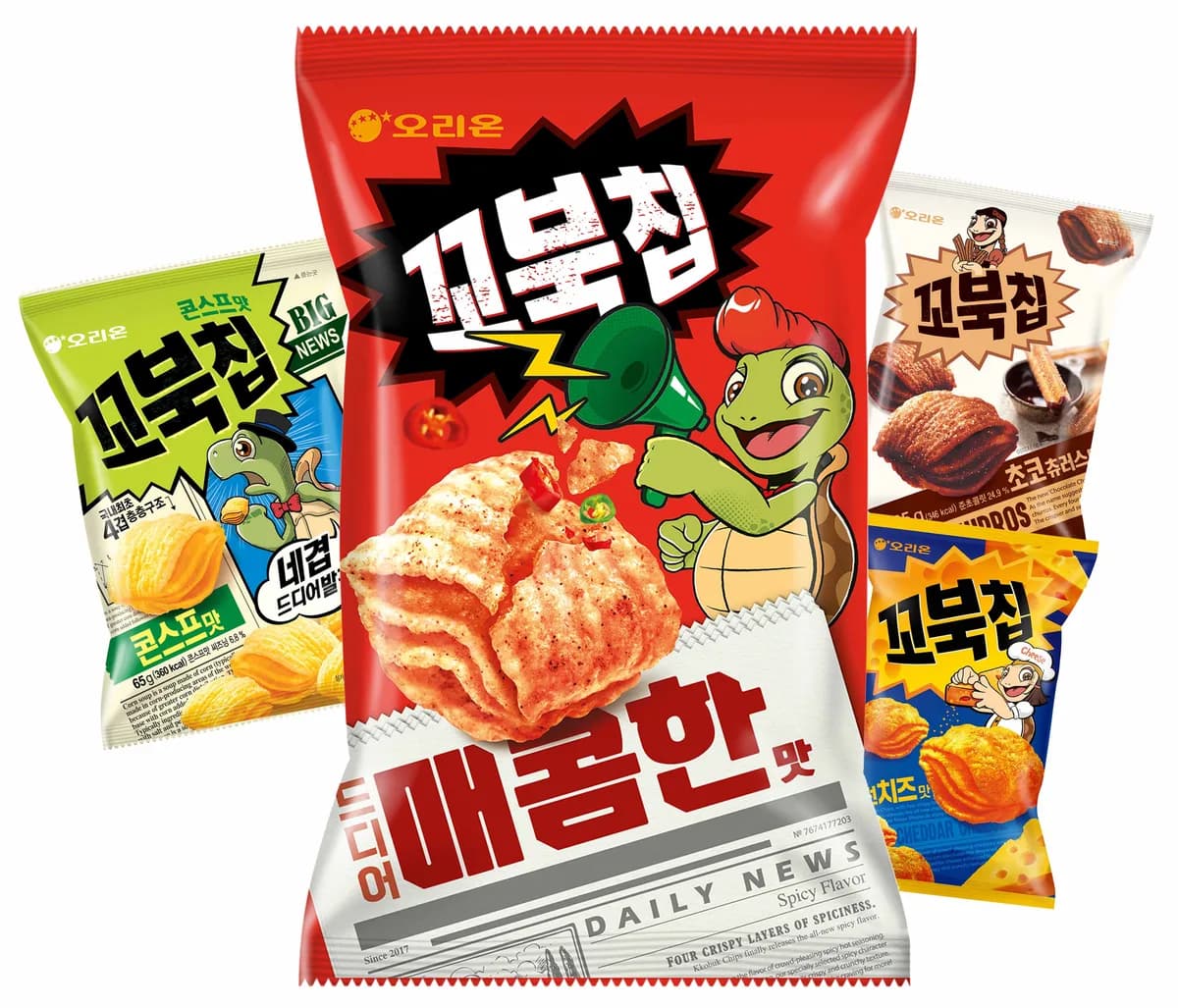 꼬북칩 매콤한맛 이미지 1