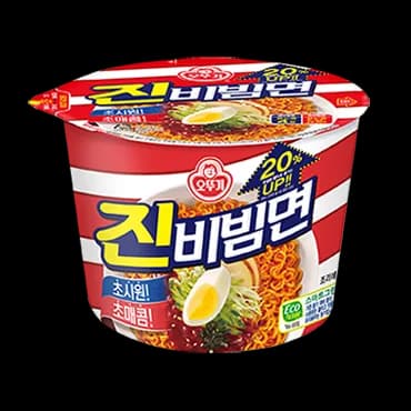 진비빔면 큰컵 이미지 1