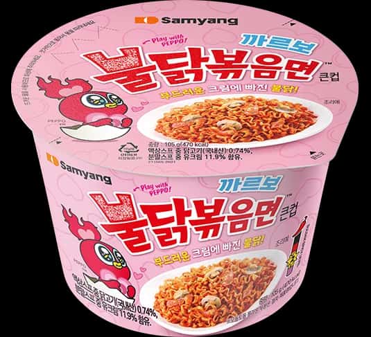 큰컵 까르보불닭볶음면