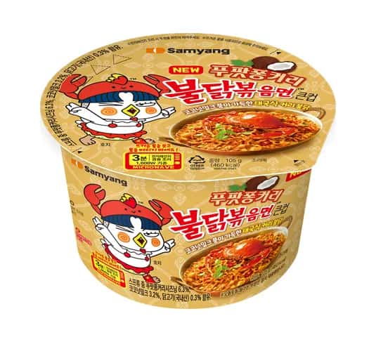 큰컵 푸팟퐁커리 불닭볶음면