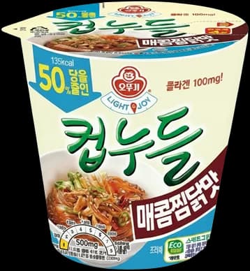LIGHT&JOY 당을줄인 컵누들 매콤찜닭맛 이미지 1