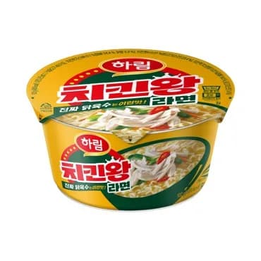 하림 치킨왕라면 컵 이미지 1