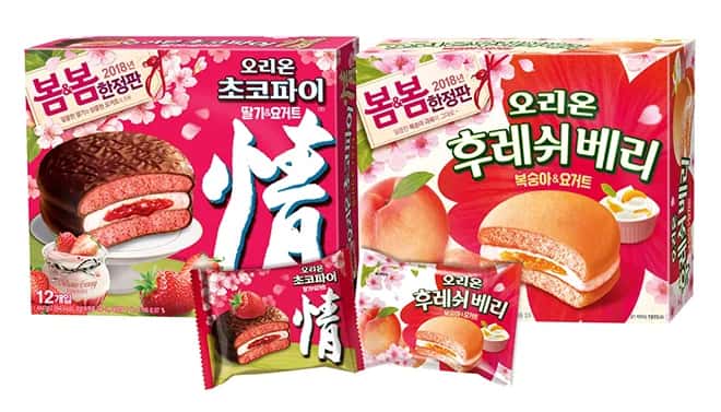 초코파이 딸기&요거트