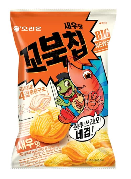꼬북칩 새우맛
