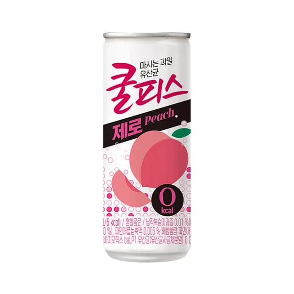 쿨피스 제로 캔 복숭아 이미지 1