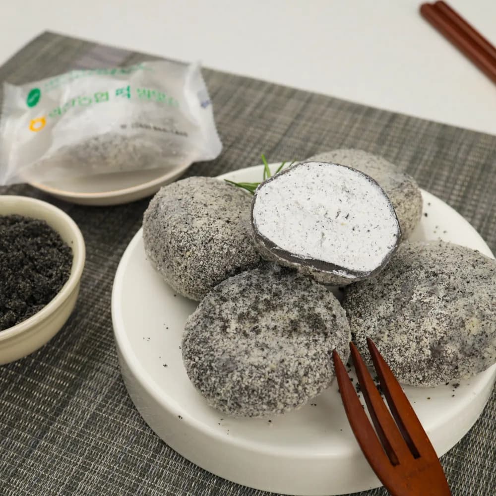 흑임자 찹쌀떡 이미지 1