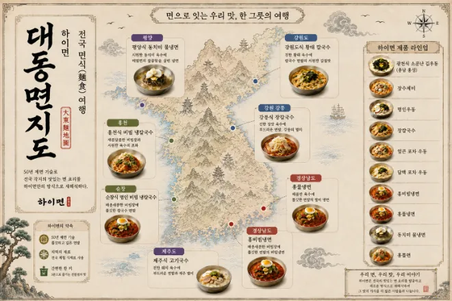 SPC삼립 하이면 홍비빔 막국수