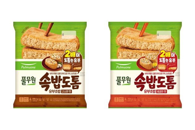 풀무원 속밥도톰 유부초밥 고소한 맛
