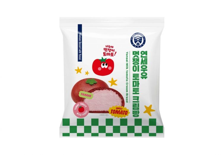 연세우유 연세유업 멋쟁이 토마토 크림빵