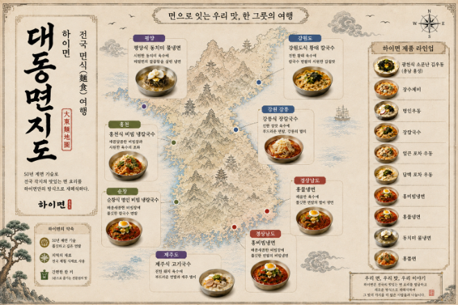 SPC삼립 하이면 홍비빔 막국수